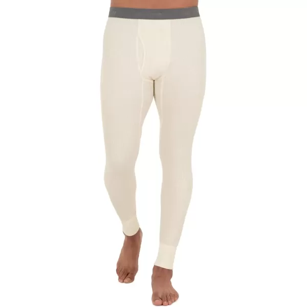 imageFruit of the Loom mens Recycled Premium Waffle Thermal Underwear Long Johns BottomNatural