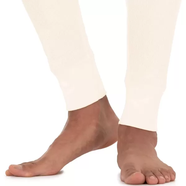imageFruit of the Loom mens Recycled Premium Waffle Thermal Underwear Long Johns BottomNatural