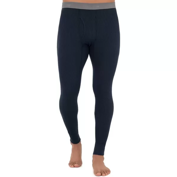 imageFruit of the Loom mens Recycled Premium Waffle Thermal Underwear Long Johns BottomNavy