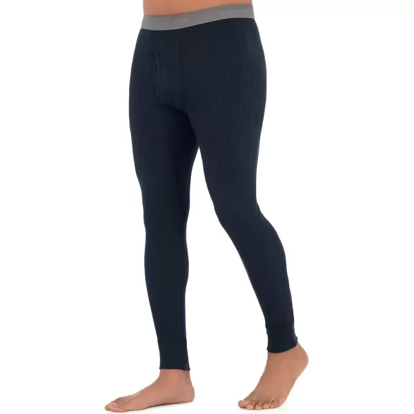 imageFruit of the Loom mens Recycled Premium Waffle Thermal Underwear Long Johns BottomNavy