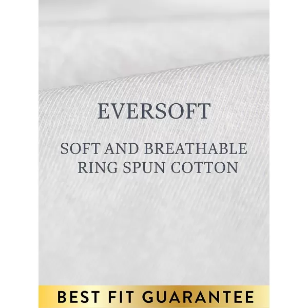 imageFruit of the Loom Mens Premium TagFree Cotton Undershirts Regular and Big ampamp TallRegular  Crew  8 Pack WhiteBlackGrey