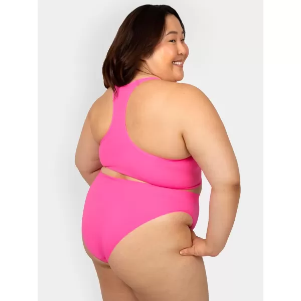 imageA Fresh Collection Riding High Seamless Bikini Panty 3 PackSugar PlumGreyStellar Orchid