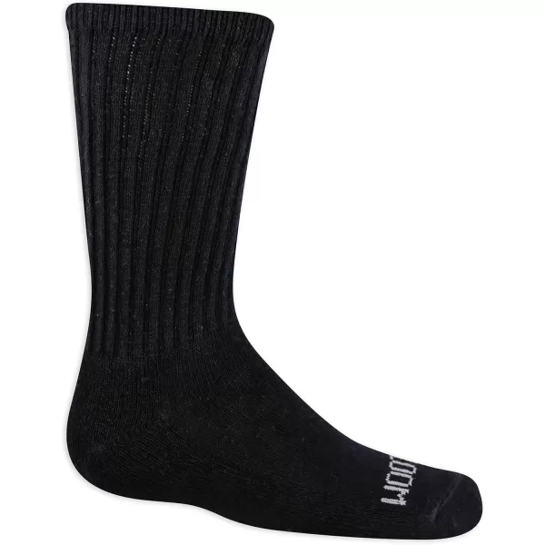 imageFruit of the Loom Boys Dual Defense Crew Socks 10 PackBlack
