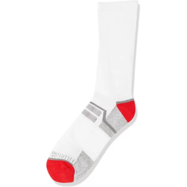 imageFruit of the Loom Boys Everyday Active Crew Socks 12 PackWhite