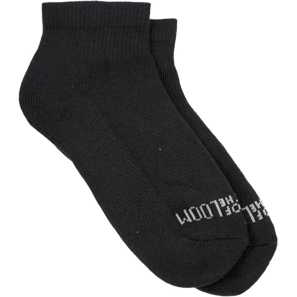 imageFruit of the Loom Girls 10Pair Everyday Soft Ankle Socks BlackMulti Shoe Size 1054