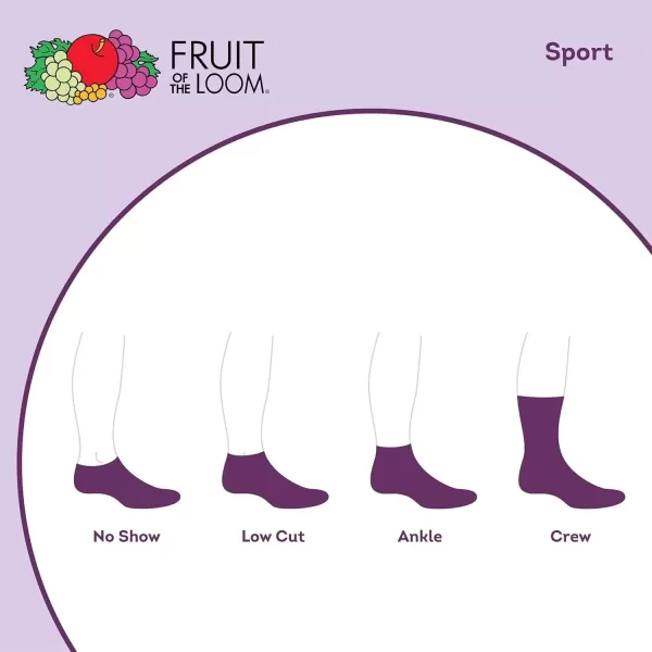 imageFruit of the Loom Girls Everyday No Show Socks 10 PackWhite