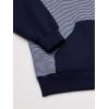 imageFruit of the Loom boys Fleece Sweatshirts Hoodies Sweatpants ampamp Joggers Shirt Full Zip  Navy Stripe Small US
