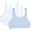 White/Cadet Blue/White