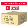 imageFruit of the Loom Girls Cotton Brief Underwear MultipackBrief  240 Pack  WhiteStripesAnimal Print