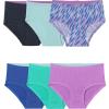 imageFruit of the Loom Girls Breathable UnderwearBrief  6 Pack  Assorted
