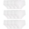 imageFruit of the Loom Girls Cotton Brief Underwear MultipacksBrief  12 Pack  White