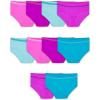 imageFruit of the Loom Girls Seamless Underwear MultipackBrief  10 Pack  Assorted