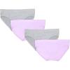 imageFruit of the Loom Girls Stretch Seamless Bikini BriefsStellar OrchidGrey Heather