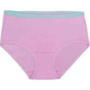 imageFruit of the Loom Girls Cotton Brief Underwear MultipackBrief  240 Pack  WhiteStripesAnimal Print