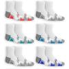 imageFruit of the Loom Boys Everyday Active Ankle Socks 12 PackWhite