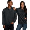 imageFruit of the Loom Mens Eversoft Fleece Hoodies Full Zip Moisture Wicking ampamp Breathable Sizes S4X Pullover2 PackBlack HeatherNavy Small