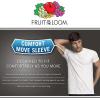 imageFruit of the Loom Mens Lightweight Active Cotton Blend UndershirtsCrew  8 Pack  BlackGrey