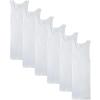imageFruit of the Loom Mens Sleeveless Tag Free Moisture Wicking Tank AShirt144 Pack  White
