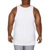 imageFruit of the Loom Mens Sleeveless Tag Free Moisture Wicking Tank AShirtBig Man  6 Pack  White