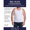 imageFruit of the Loom Mens Sleeveless Tag Free Moisture Wicking Tank AShirtBig Man  6 Pack  White