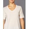 imageFruit of the Loom Womens Essentials All Day Elbow Length VNeck TShirtCashmere Heather