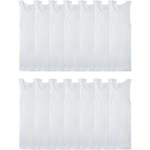 imageFruit of the Loom Mens Sleeveless Tag Free Moisture Wicking Tank AShirt14 Pack  White