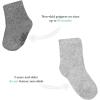 imageFruit of the Loom Baby 14Pack Grow ampamp Fit Flex Zones Cotton Stretch Socks  Unisex Girls BoysGrey