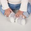 imageFruit of the Loom Baby 14Pack Grow ampamp Fit Flex Zones Cotton Stretch Socks  Unisex Girls BoysGrey Stripe