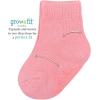imageFruit of the Loom Baby 14Pack Grow ampamp Fit Flex Zones Cotton Stretch Socks  Unisex Girls BoysPink