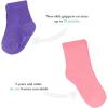 imageFruit of the Loom Baby 14Pack Grow ampamp Fit Flex Zones Cotton Stretch Socks  Unisex Girls BoysPink