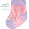 imageFruit of the Loom Baby 14Pack Grow ampamp Fit Flex Zones Cotton Stretch Socks  Unisex Girls BoysPink Stripe