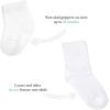 imageFruit of the Loom Baby 14Pack Grow ampamp Fit Flex Zones Cotton Stretch Socks  Unisex Girls BoysWhite