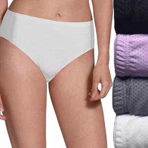 imageFruit of the Loom Womens Breathable 4 Pack PantiesLilac Petal Assorted