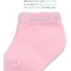 imageFruit of the Loom Baby 22Pack Grow ampamp Fit Flex Zones Low Cut Stretch Socks  Unisex Girls BoysPink