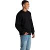 imageFruit of the Loom Mens Crafted Comfort Fleece Crewneck Sweatshirts ampamp Pullover Hoodies Super Soft Cotton Blend Sizes S2X Midnight Black Large