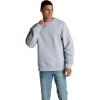 imageFruit of the Loom Mens Crafted Comfort Fleece Crewneck Sweatshirts ampamp Pullover Hoodies Super Soft Cotton Blend Sizes S2X Grey Heather Medium