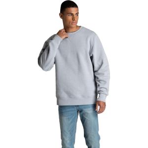 imageFruit of the Loom Mens Crafted Comfort Fleece Crewneck Sweatshirts ampamp Pullover Hoodies Super Soft Cotton Blend Sizes S2X Grey Heather Medium
