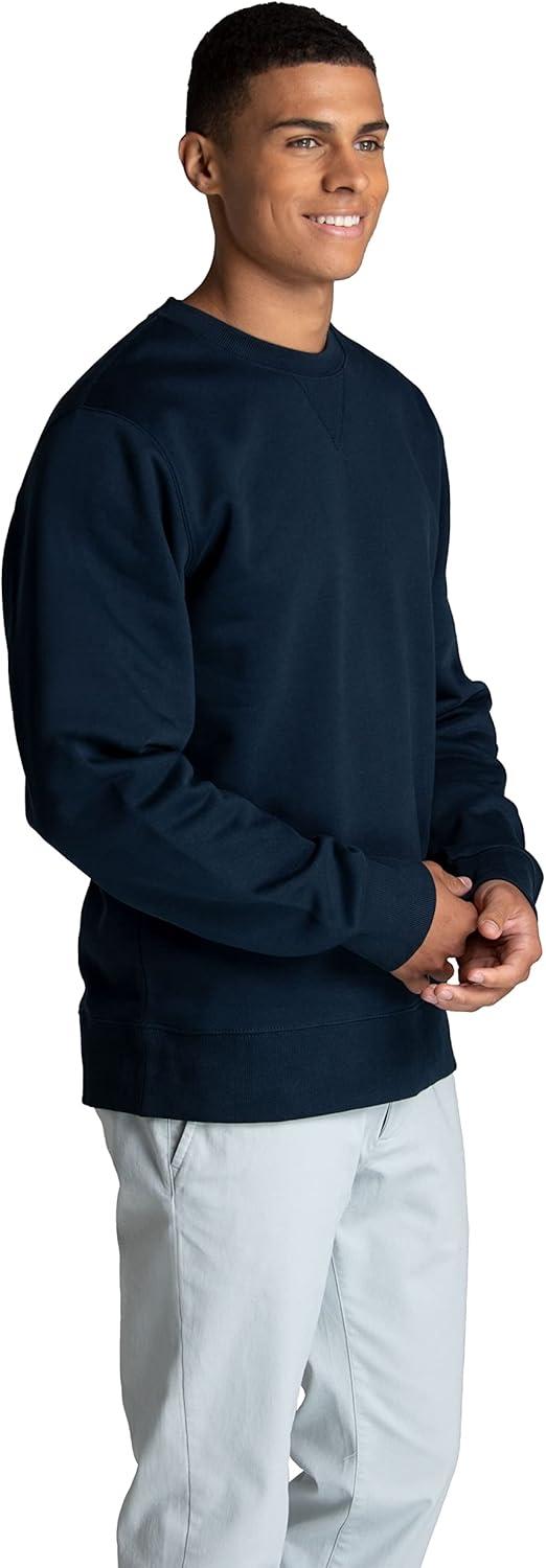 imageFruit of the Loom Mens Crafted Comfort Fleece Crewneck Sweatshirts ampamp Pullover Hoodies Super Soft Cotton Blend Sizes S2X Navy Nights Medium