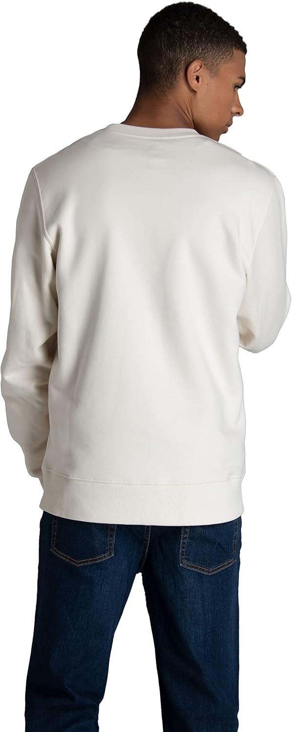 imageFruit of the Loom Mens Crafted Comfort Fleece Crewneck Sweatshirts ampamp Pullover Hoodies Super Soft Cotton Blend Sizes S2X Sweet Cream Medium