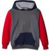 imageFruit of the Loom boys Fleece Sweatshirts Hoodies Sweatpants ampamp Joggers Shirt Pullover  Charcoal HeatherTrue Red Small US