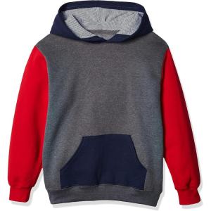 imageFruit of the Loom boys Fleece Sweatshirts Hoodies Sweatpants ampamp Joggers Shirt Pullover  Charcoal HeatherTrue Red Small US