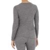 imageFruit of the Loom womens Micro Waffle Thermal VneckSmoke Heather