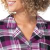 imageFruit of the Loom Womens Flannel Sleep ShirtBerry Plaid