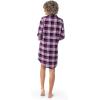 imageFruit of the Loom Womens Flannel Sleep ShirtBerry Plaid