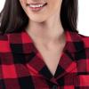 imageFruit of the Loom Womens Flannel Sleep ShirtBuffalo Check