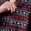 imageFruit of the Loom Womens Flannel Sleep ShirtFair Isle Black