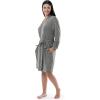 imageFruit of the Loom womens Breathable RobeHeather Grey