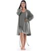 imageFruit of the Loom womens Breathable RobeHeather Grey