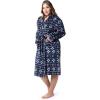 imageFruit of the Loom Womens Fleece RobeFairisle