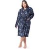 imageFruit of the Loom Womens Fleece RobeFairisle